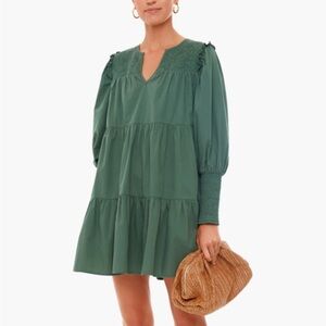 Tuckernuck Pomander Place Jaguar Green Ceci Dress Size XL